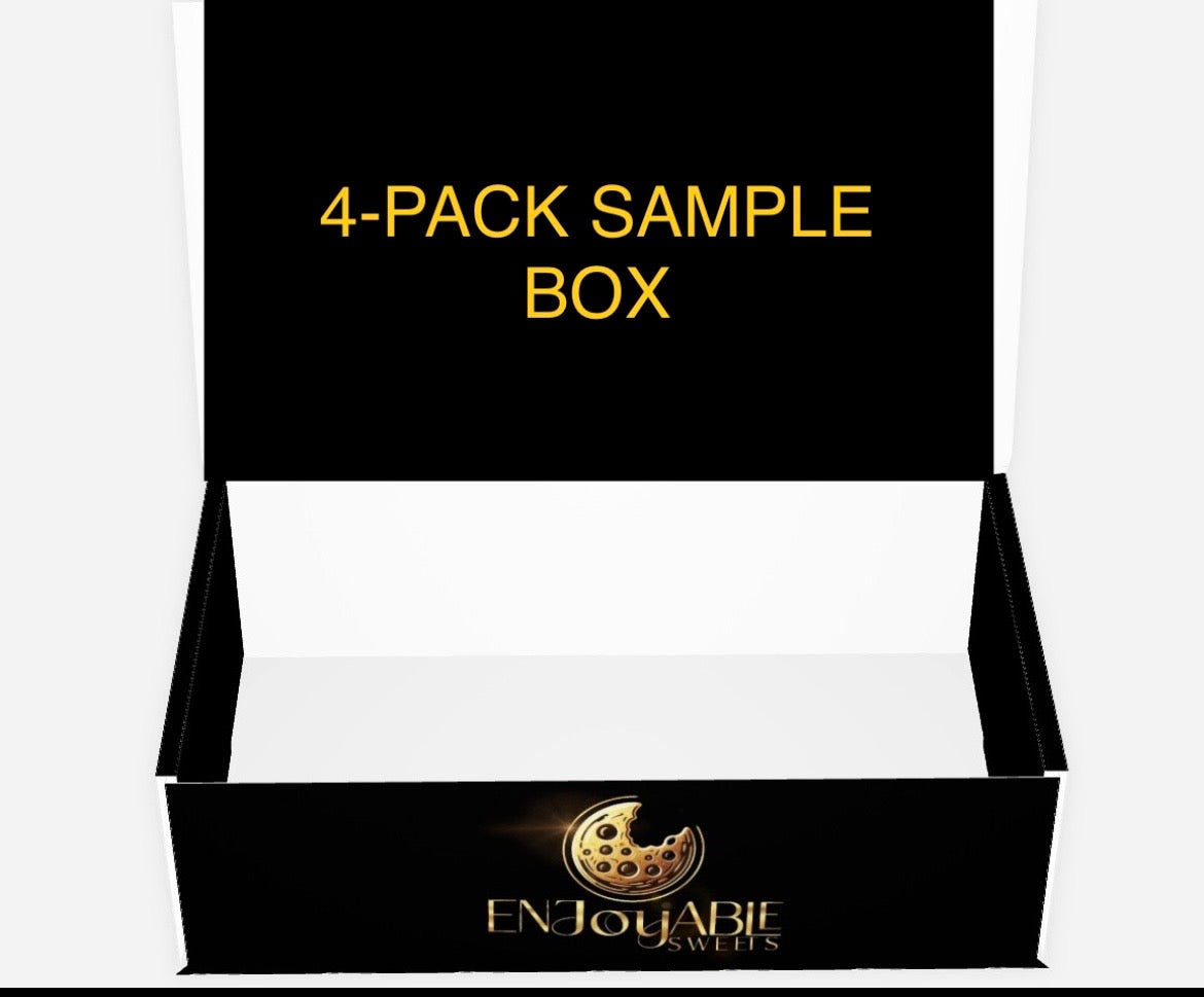 4-PACK SAMPLE BOX CHOOSE 4 cookies of your choice!