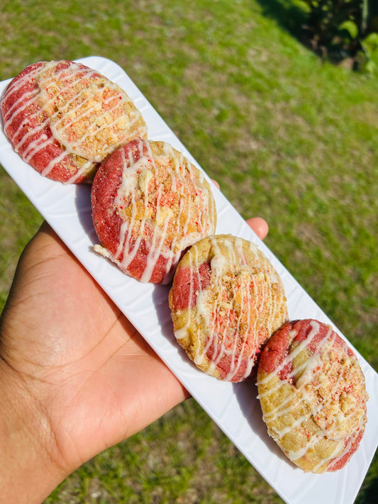 1 Dozen Strawberry Banana Pudding Cookies
