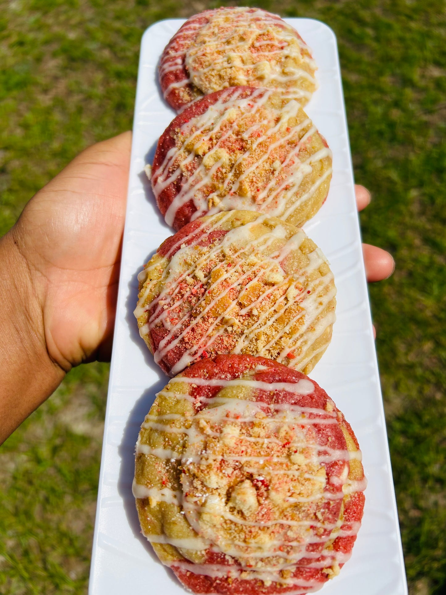 1 Dozen Strawberry Banana Pudding Cookies